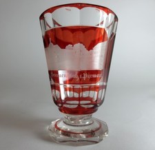 Becher/ Fußbecher Glas