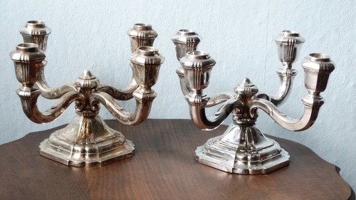 Zwei kerzenständer 925er - kerzenständer,