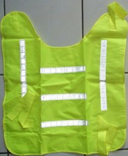 Hunde Sicherheitsweste reflectierende Hunde Warnweste gelb Umfang ca. 55 cm