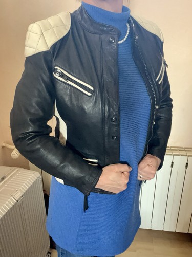 Vintage damen motorradjacke - vintage,