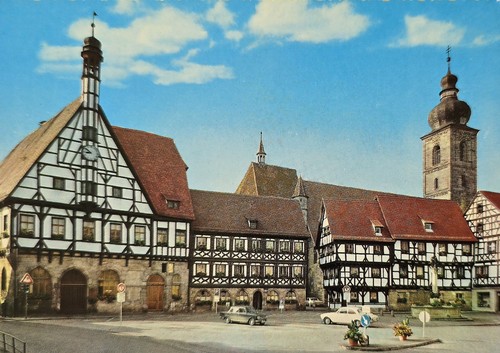 Forchheim marktplatz 1970er - ak,