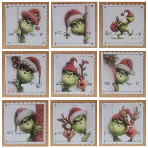 Weihnachtskarte der - 3d, „der