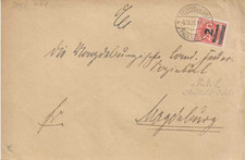 Los1  vom  23.10   Heimatbeleg  Weferlingen  1923