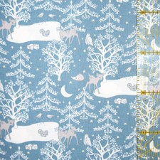 Rehe im Wald - Kitzbühel - Westfalenstoffe - 100%BW Patchwork Stoffe (0103)