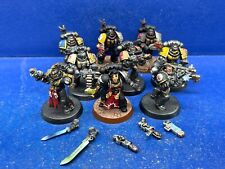 9 Kill Team Veterans / Tactical Marines der Deathwatch UMBAU GUT BEMALT