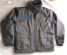 Iguana Herren Jacke Skijacke Winterjacke Blouson grau-blau meliert  L-XL 52-54