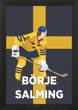B�rje Salming Hockey Poster