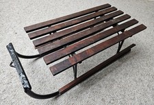 alter Deko Schlitten Stahl &