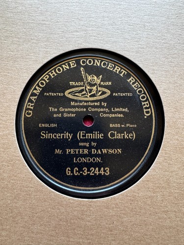 78rpm bass peter dawson - bass,, mr