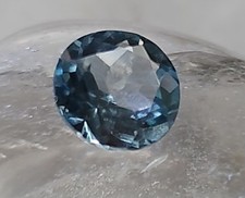 AQUAMARIN SAMMLERSTEIN  Ca.  2,50 ct. ca. 9,0 mm  rund  facettiert Schmuckpass