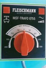 Fleischmann 6755 Regeltrafo,  MSF, 14 V~1,2A, 15V =1,2 A, Bestwerte, RICHTIG gut