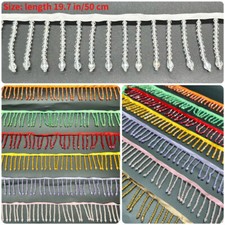 Vorhang Quaste Fransen Perlen Besatz Polsterung Band Möbel Wohnkultur