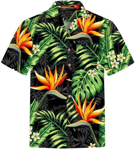 Herren hawaii hemd - hawaii, 100%
