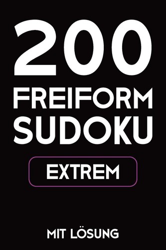 200 freiform sudoku - 200, mit