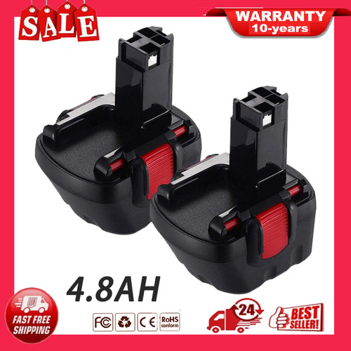 4800mah für bosch 12v akku - 2x,
