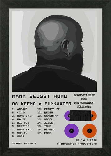 Mann beisst hund album cover - hund,
