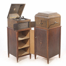 Grammophone Schrank Jugendstil