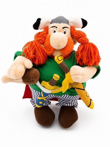 Vintage obelix plüschfigur - vintage,