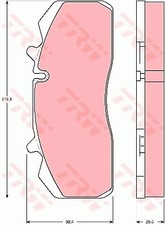 TRW GDB5083 Brake Pad Set
