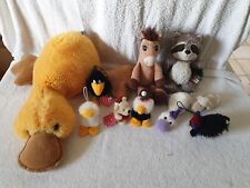 Umfangreiches Nici Plüschtier Set Ente Waschbar Bär Pferd Lamm