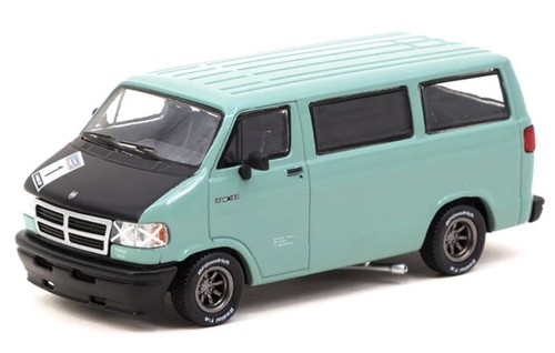 Dodge van light green - green,