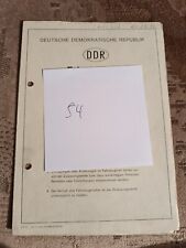 Belarus MTS 550 Baujahr 1983 DDR Kfz Brief