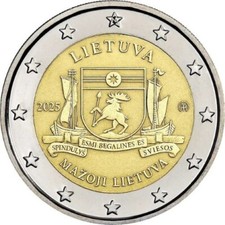 2 Euro Gedenkmünze Litauen