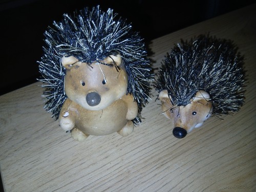 Igel deko figur 2er set - igel,