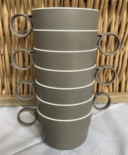 7 x Lufthansa Tassen Vintage, Retro, sehr selten 70er Jahre