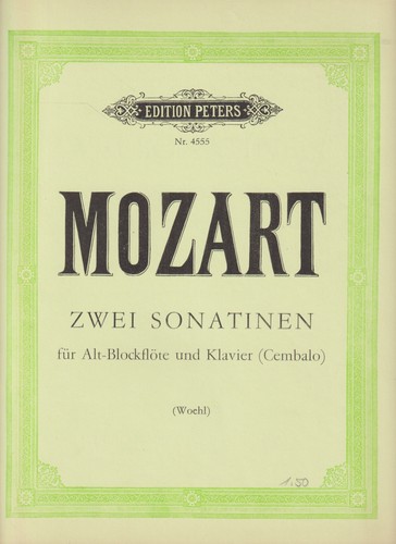 Noten mozart zwei sonaten - -,