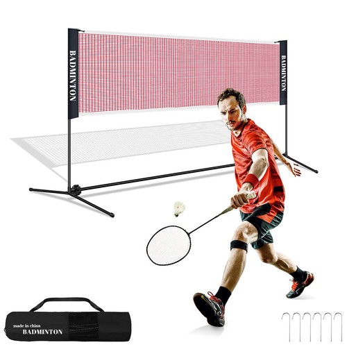 Badminton netz mit ständern - badminton,