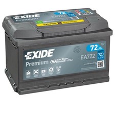 Autobatterie exide ea722 12v - autobatterie,