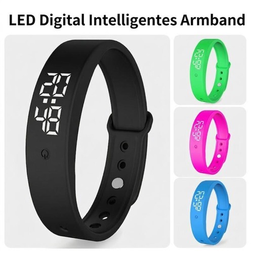 Led digital smart armbanduhr - led,