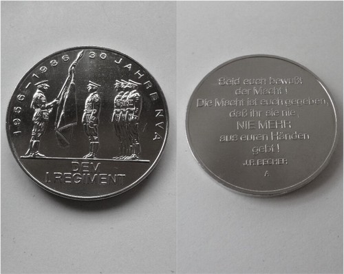 Ddr medaille jahre nva - jahre, (
