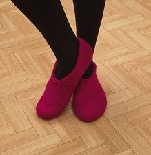 Filzpuschen  Filzschuhe Hausschuhe,  Gr. 38-39 Handarbeit, Strickfilz