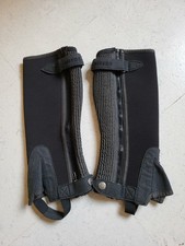 STEEDS Mini Chaps ☆ Kinder  ☆ Gr. KM ☆ Reiten☆ schwarz☆ Neopren  ☆ OVP