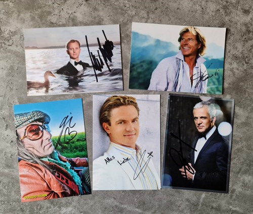 Handsignierte autogrammkarten - handsignierte,