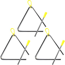 3 Stück Triangel Instrumenten