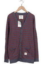 WEMOTO Strickjacke Herren Cardigan Jacke Gr. M Baumwolle Grau #mn5zkrw