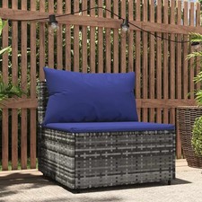 vidaXL Garten-Mittelsofas mit