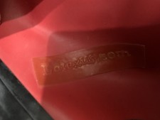 Neu unbenutzt Latex Gasmaske 0,6 mm Latexus rot schwarz Reißverschluss 