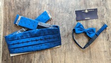 Kummerbund fliege set - fliege, seide