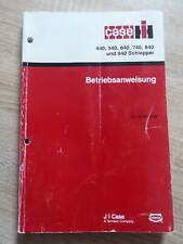 Case IHC Schlepper 440 + 540 + 640 + 740 + 840 + 940 Bedienungsanleitung