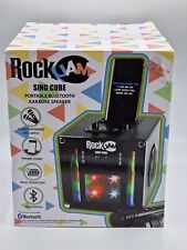 RockJam Singcube 5-Watt-Bluetooth-Karaoke-Maschine mit zwei Mikrofonen