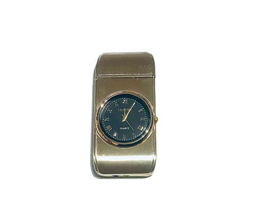 Luxus feuerzeug mit uhr - feuerzeug,
