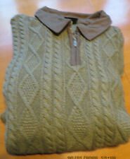 33) Herren-Sweater mit Reißverschluss in beige von Sonnwend in Größe XXL 