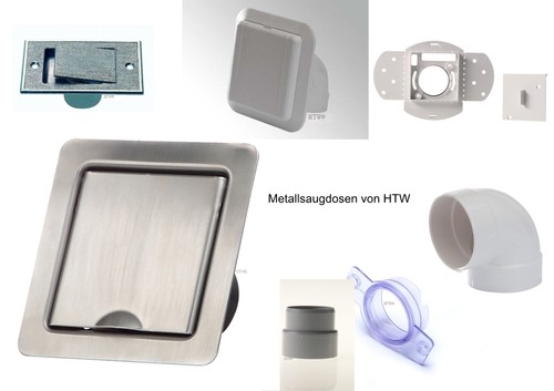 Saugdose metall bodensaugdose - metall,