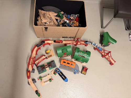 Brio holzeisenbahn set - brio, holzeisenbahn-set