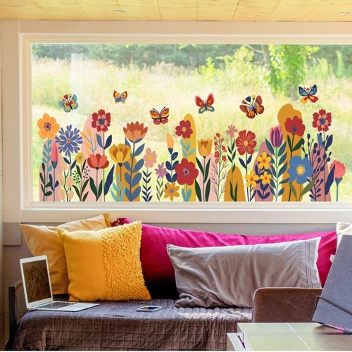 Bunte blumen schmetterling - bunte,