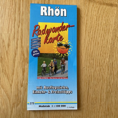 Rhön radwanderkarte reisfest - radwanderkarte,,